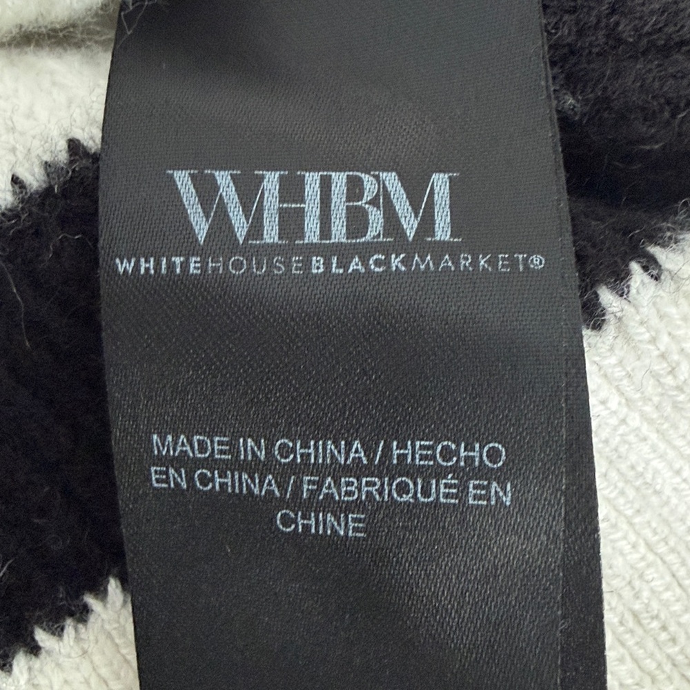 WHBM black and white striped gorgeous Small - Picture 10 of 10